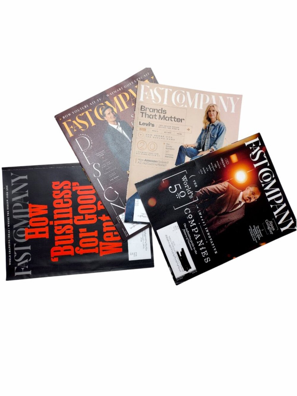 Fast Company Magazine 4 Issue Bundle 2025/2026